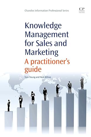 Knowledge Management for Sales and Marketing book cover