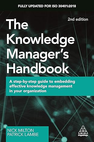 The Knowledge Manager's Handbook book cover